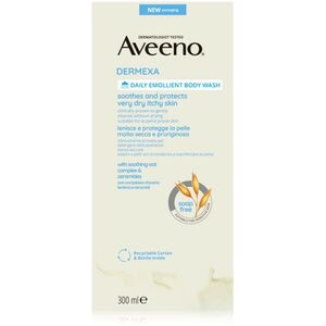 Dermexa bőrpuhító illatmentes tusfürdő 300 ml kép