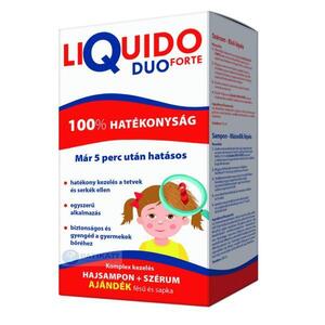 Duoforte fejtetű serkeirtó sampon+szérum 200+125 ml kép