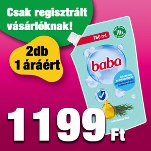 Eukaliptusz folyékony krémszappan utántöltő antibakteriális összetevővel 2x750 ml kép