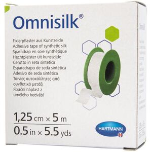 Omnisilk selyem alapú ragtapasz 1, 25 cm x 5 m 900430 kép