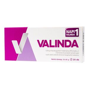 Valinda 60 mg nyelv alatti tabletta 20 db kép
