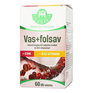 Herbária vas + folsav tabletta 60 db kép