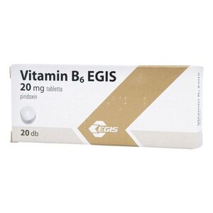 Egis Vitamin B6 20 mg tabletta 20 db kép