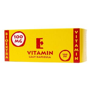 Bioextra Vitamin E 100 mg lágy kapszula 100 db kép