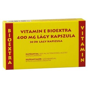 Bioextra Vitamin E Bioextra 400 mg lágy kapszula 30 db kép