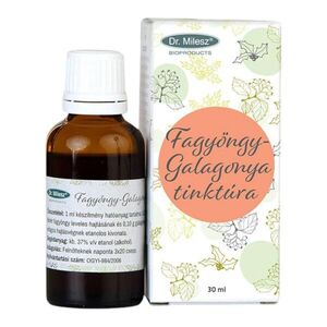 Dr. Milesz Fagyöngy-galagonya tinktúra 30 ml kép