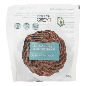 MEDhUSA Great! gluténmentes kókuszos keksz 100 g kép