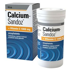 Calcium-Sandoz + Vitamin C 1000 mg pezsgőtabletta 10 db kép