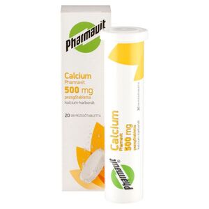 Pharmavit Calcium 500 mg pezsgőtabletta 20 db kép