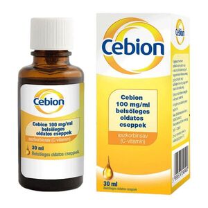 Cebion 100 mg/ml belsőleges oldatos cseppek 30 ml kép
