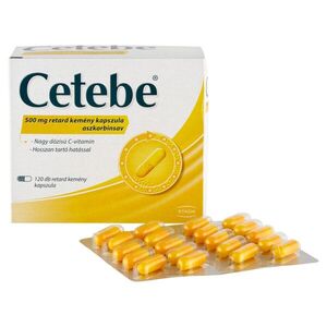 Cetebe 500 mg retard kemény kapszula 120 db kép