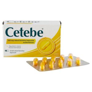 Cetebe 500 mg retard kemény kapszula 30 db kép