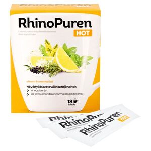 Rhinopuren Hot forró italpor 18 adag kép
