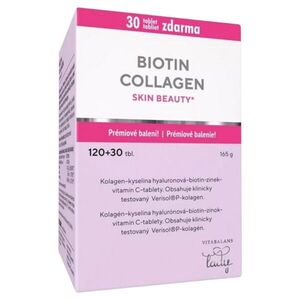 Vitabalans Biotin Collagen Skin Beauty tabletta 120+30 db kép