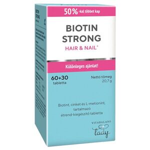 Vitabalans Biotin Strong Hair & Nail tabletta 60+30 db kép
