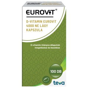 Eurovit D-Vitamin 4000 NE lágy kapszula 100 db kép