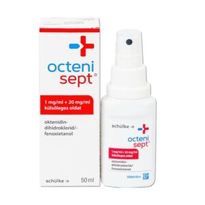 Schülke Octenisept 1 mg/ml+ 20 mg/ml külsőleges oldat 50 ml kép