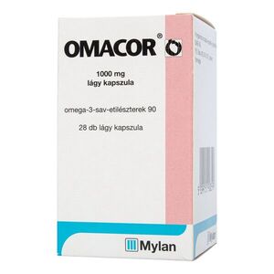 Omacor 1000 mg lágy kapszula 28 db kép