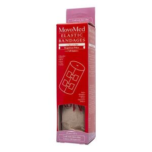 MovoMed rugalmas pólya 15 cm x 4, 5 m +2 db fémkapocs kép