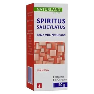 Naturland Spiritus Salicylatus FoNo VIII.50 g kép