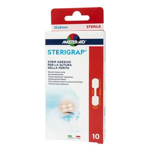 Master-Aid Sterigrap sebzáró tapasz 32 x 8 mm 10 db kép
