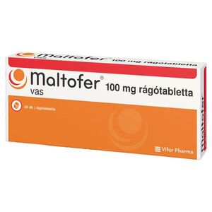 Maltofer 100 mg rágótabletta 30 db kép