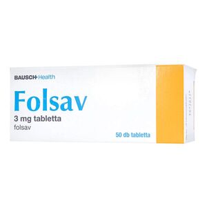 BAUSCH Health Folsav 3 mg tabletta 50 db kép