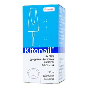 Kitonail 80 mg/g gyógyszeres körömlakk 3, 3 ml kép