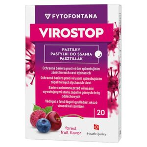 ViroStop erdei gyümölcsös pasztilla 20 db kép