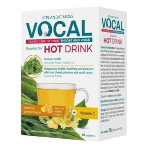 Vocal Hot drink forró italpor - méz és citrom 10x5 g kép