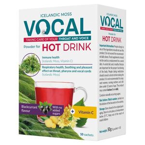 Vocal Hot drink forró italpor - feketeribizli 10x5 g kép