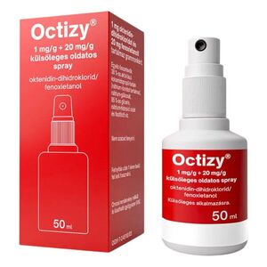 Octizy 1 mg/g + 20 mg/g külsőleges oldatos spray 50 ml kép