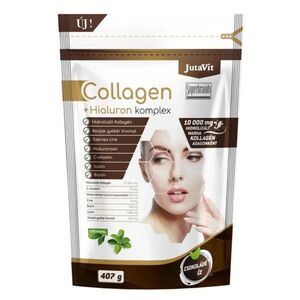 Jutavit Collagen + Hialuron komplex italpor - csoki 407 g kép