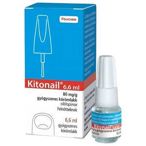 Kitonail 80 mg/g gyógyszeres körömlakk 6, 6 ml kép