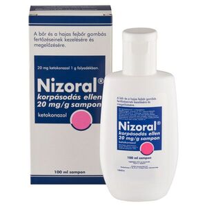 Nizoral sampon korpásodás ellen 20 mg/g 100 ml kép