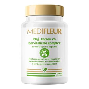 Medifleur Haj-, köröm- és bőrvitalizáló komplex kapszula 30 db kép