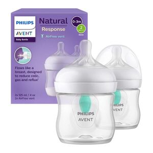 Philips Avent Natural Response cumisüveg AirFree szeleppel SCY670/02 125 ml 2 db kép