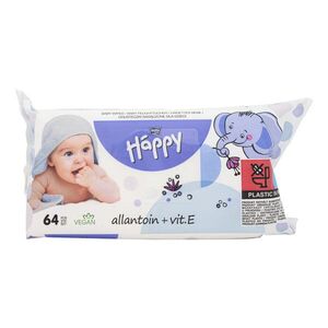 Bella Baby Happy nedves törlőkendő allantoin + E-vitamin 64 db kép