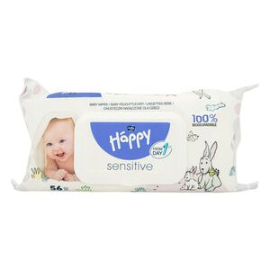 Bella Baby Happy Sensitive babatörlőkendő 56 db kép