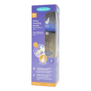 Lansinoh cumisüveg etetőcumival műanyag 240 ml kép
