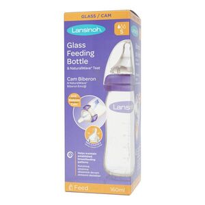 Lansinoh cumisüveg etetőcumival üveg 160 ml kép