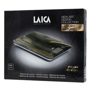 Laica Luxory szürke/arany digitális konyhai mérleg 10 kg /1 g kép