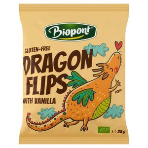 Biopont Dragon flips Bio Kukorica snack vaníliás ízesítésű 25 g kép