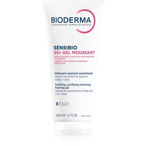 Bioderma Sensibio DS+ Gel Moussant tisztító gél az érzékeny arcbőrre 200 ml kép
