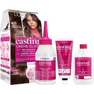 L’Oréal Paris Casting Creme Gloss fokozatosan kimosható helyszínező krém árnyalat 415 Iced Chocolate 1 db kép