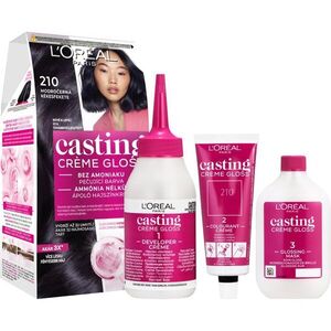 L’Oréal Paris Casting Creme Gloss fokozatosan kimosható helyszínező krém árnyalat 210 Blue Black 1 db kép