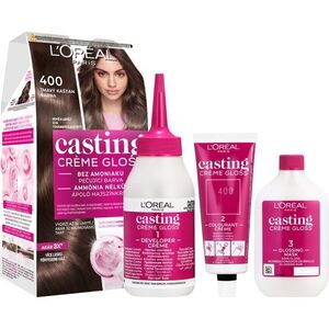 L’Oréal Paris Casting Creme Gloss fokozatosan kimosható helyszínező krém árnyalat 400 Dark Brown 1 db kép