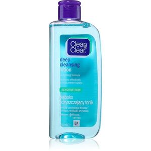 Clean & Clear Deep Cleansing mélyen tisztító arcápoló víz az érzékeny arcbőrre 200 ml kép