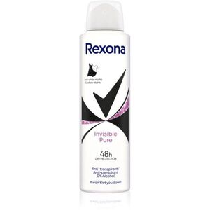 Rexona Invisible Pure izzadásgátló spray a fehér és sárga foltok ellen 150 ml kép