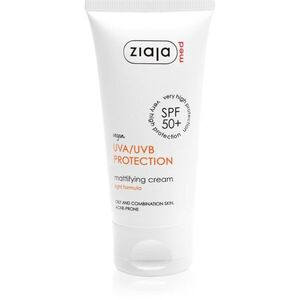 Ziaja Med Protecting UVA + UVB mattító napozó krém az arcra SPF 50+ 50 ml kép